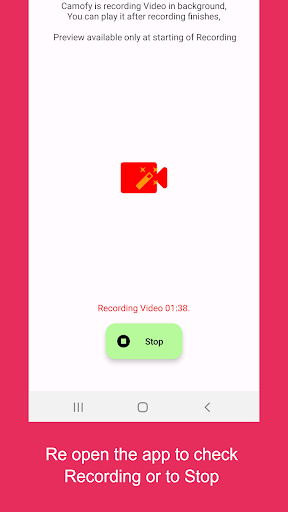 Camofy Background VDO Recorder