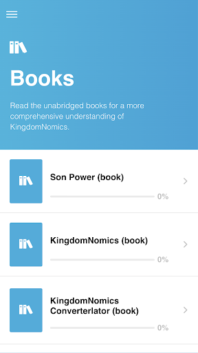 Android application KingdomNomics screenshort