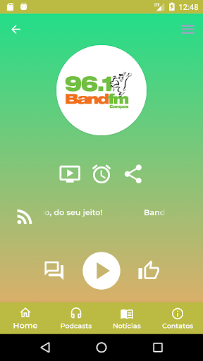 Android application Band FM Campos 96,1 screenshort