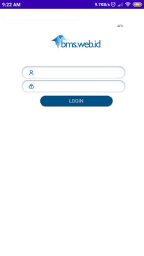 Android application bmswebid screenshort