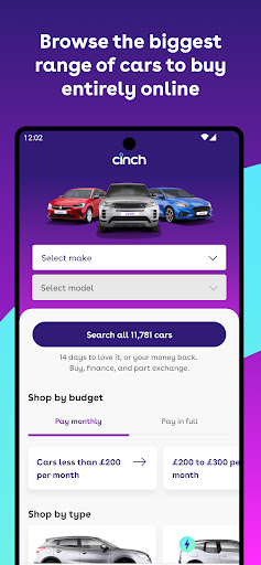 cinch – used cars to buy Screen 2