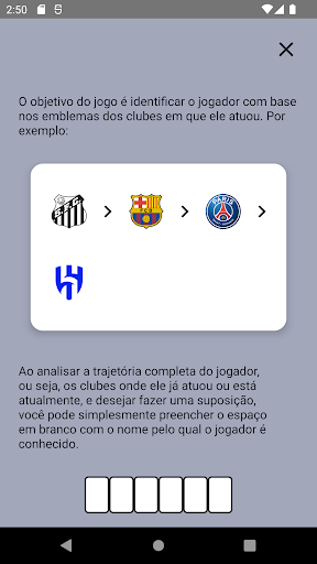 Qual Jogador Screen 2