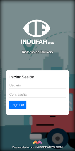 Android application Delivery - Indufar screenshort