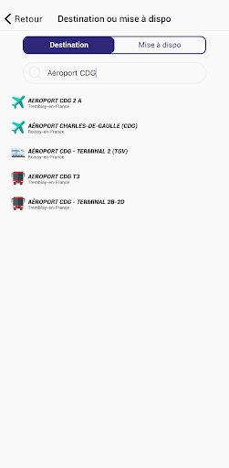 Android application ALLO VTC 77 screenshort