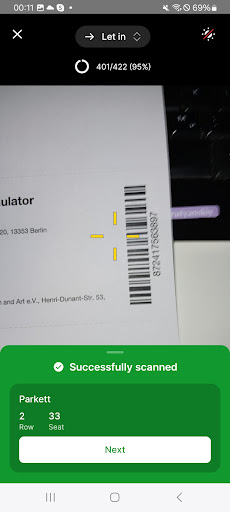 Ticket Collector Screen 2