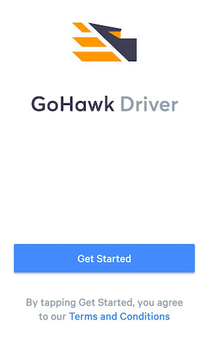 Android application GoHawk Driver screenshort