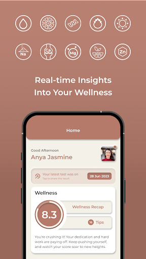 Android application BioKissed Wellness screenshort