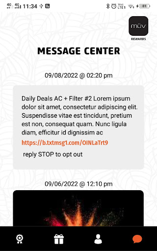 MÜV Rewards screenshot