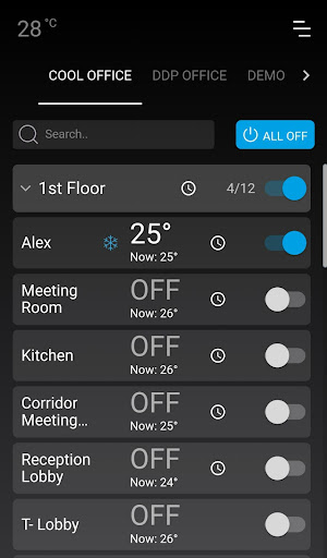 Android application DK SMART screenshort