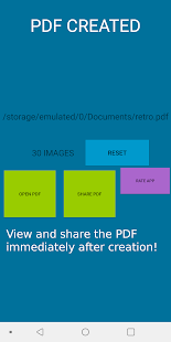 Multiple image files or photos to PDF converter.