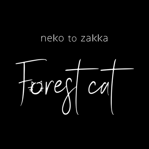 neko to zakka Forest cat logo