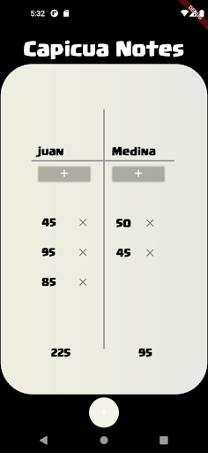 Capicua Notes Screen 2
