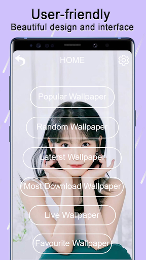 Android application Kpop Wallpaper IU Wallpaper screenshort