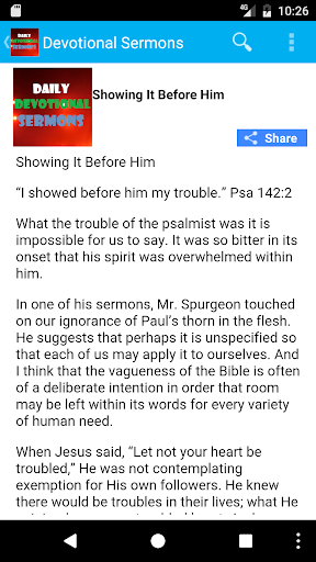 Daily Devotional Sermons Screen 3