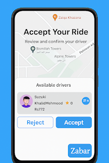 Zebar: Quick & Safe Rides