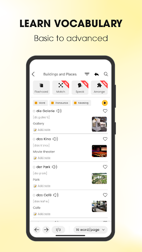 Screenshot of Todaii: Learn German A1-C1