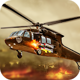 Gunship helicopter robot fighter - army air strike icon