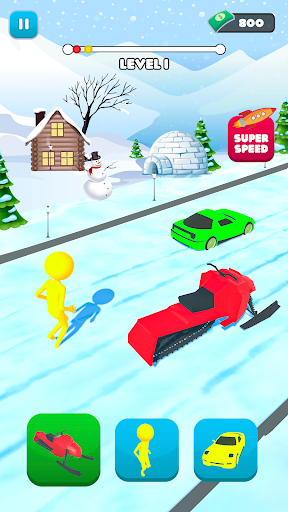 Shape Transform-Shifting Games