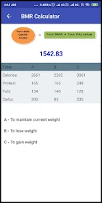 BMR Calculator - Apps on Google Play