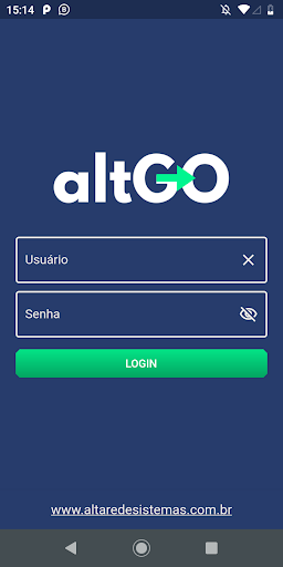Android application altGO screenshort