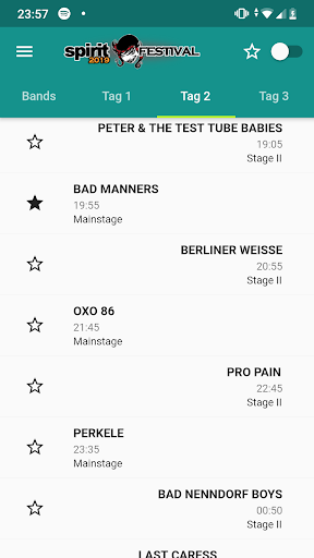Spirit Festival App Screen 3
