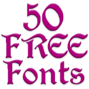 Fonts for FlipFont 50 #3