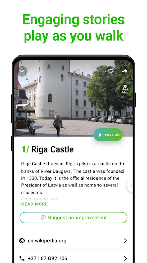 Riga Audio Guide by SmartGuide Screen 2