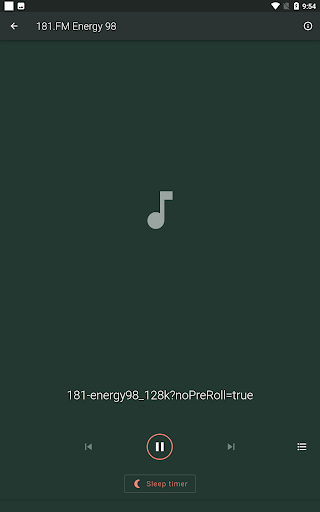 Electronic Music Radio Station Screen 3