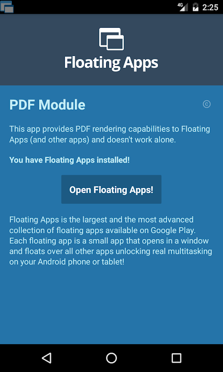 Floating Apps - PDF Module - 2.8 - (Android)