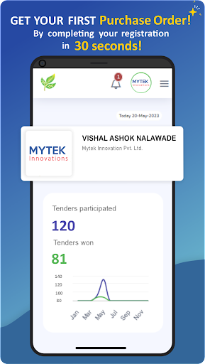 Android application Mytek - Supplier screenshort