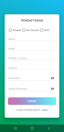 LAKSO BPBJSUMSEL Screen 2