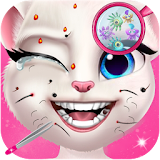Talking Cat Hairy Face Makeover icon