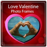 love valentine photo frames icon