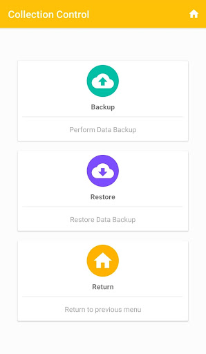 Collection Control Screen 2