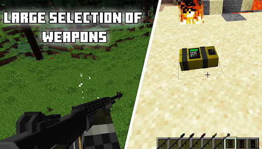 Android application More Weapons Mod for MCPE screenshort