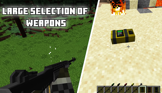 More Weapons Mod for MCPE Unknown