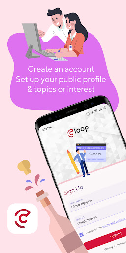 Android application Cloop screenshort