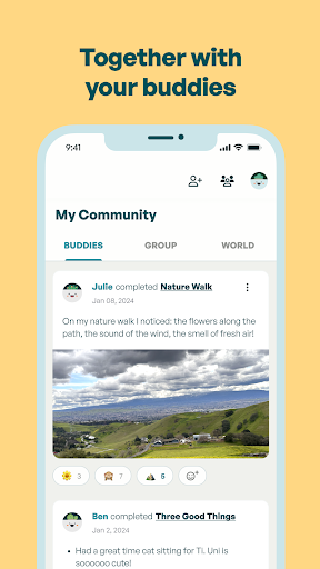 Screenshot of Flourish: AI Well-Being Buddy