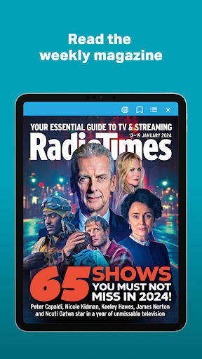 Screenshot of Radio Times Digital Magazine