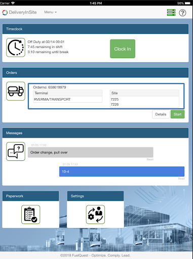 Insite360 Deliver Screen 2