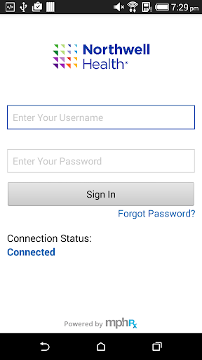 Android application Northwell Health Labs screenshort