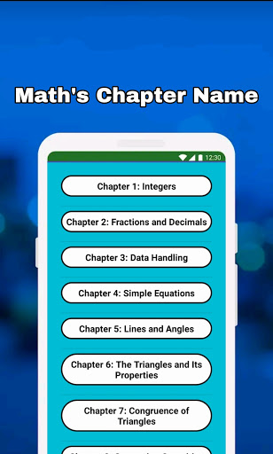 Screenshot of Class 7 Maths Solution English
