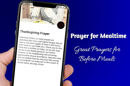 Prayer for Mealtime Screen 2