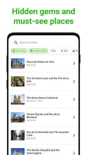 Paris Tour Guide:SmartGuide Screen 3