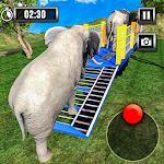 Cover Image of ดาวน์โหลด เกมขับรถบรรทุก 3D ของสวนสัตว์สัตว์ป่าขนย้าย  APK