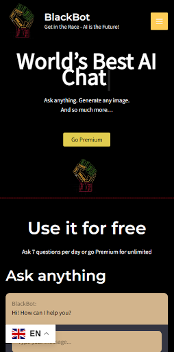 Android application BlackBot screenshort