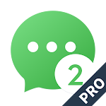Cover Image of Unduh 2Face PRO - 2 Accounts for 2 whatsapp 3.1.01 APK
