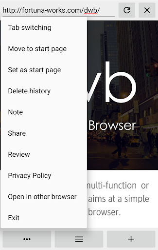 dwb  Daily Web Browser