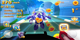 Cute Robot Car Transform Racin - Screenshot 2