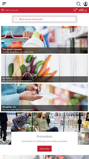 Android application Hitchcock's Markets screenshort